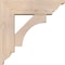 Ekena Millwork Westlake Traditional Smooth Bracket w/ Offset Brace, Douglas Fir, 5 1/2"W x 16"D x 16"H BKT0604X16X16WTL01SDF - alternate 3